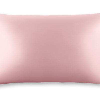 PINK SILK PILLOWCASE