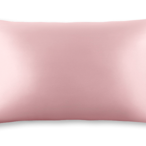 PINK SILK PILLOWCASE