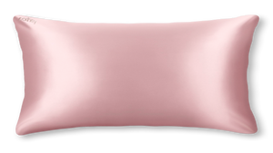 PINK SILK PILLOWCASE