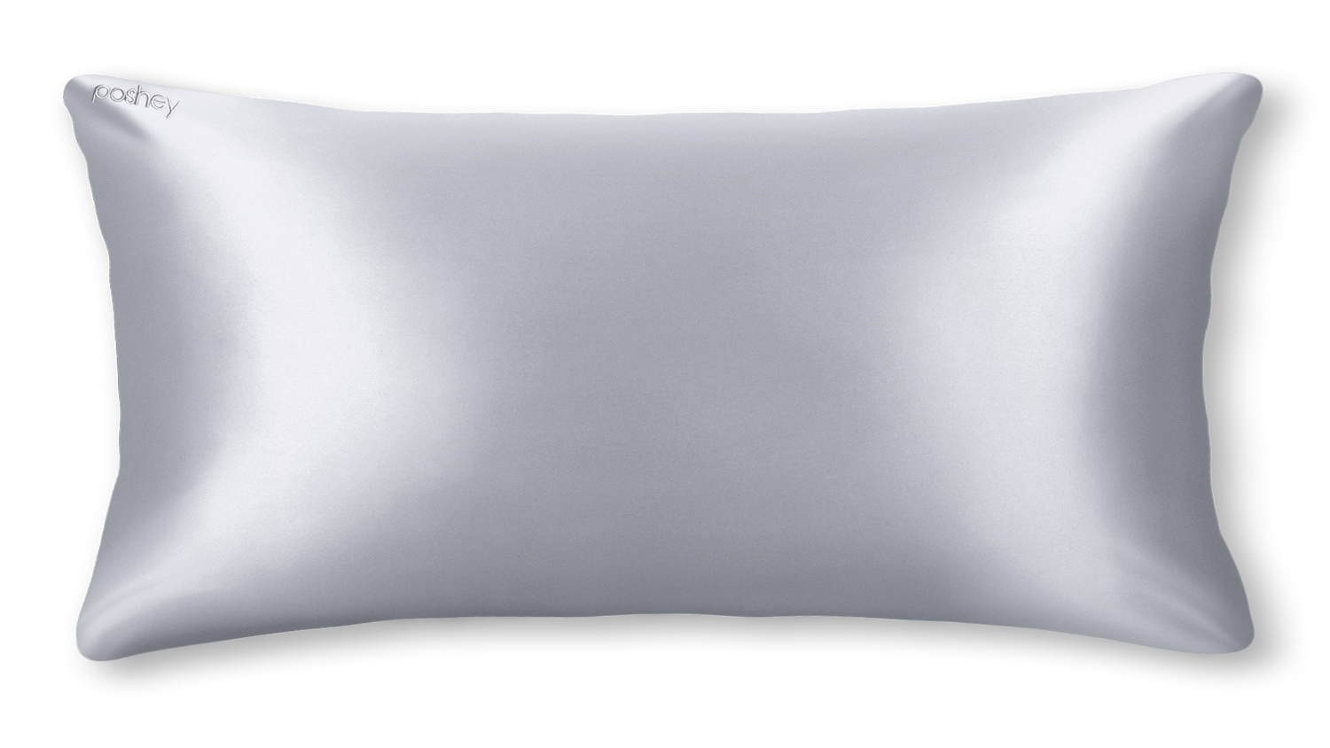 silver silk pillowcase