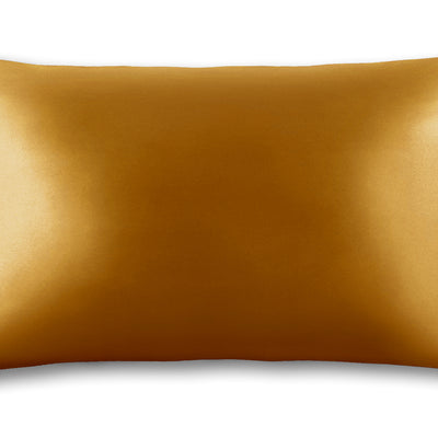 GOLD SILK PILLOWCASE